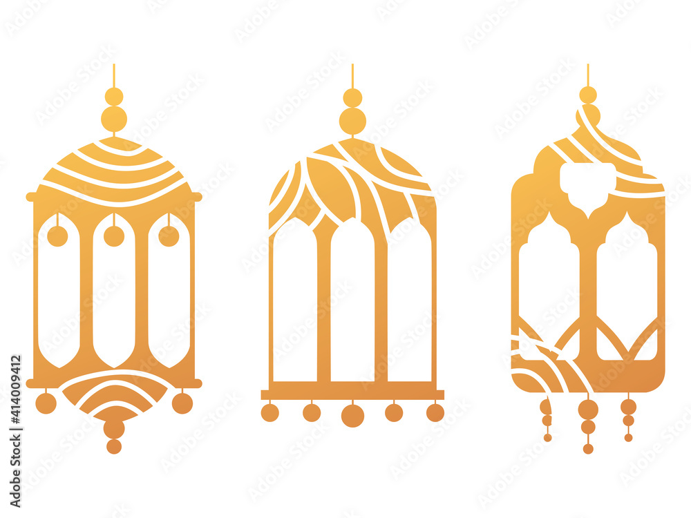 antique arabic ramadan light lanterns muslim