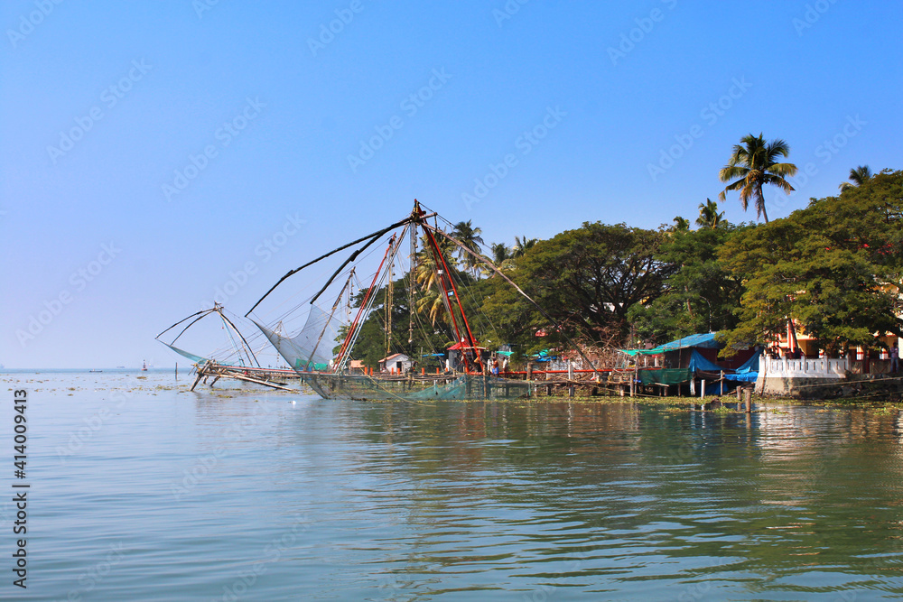 Chinese Fishing Nets in Kerala - India
