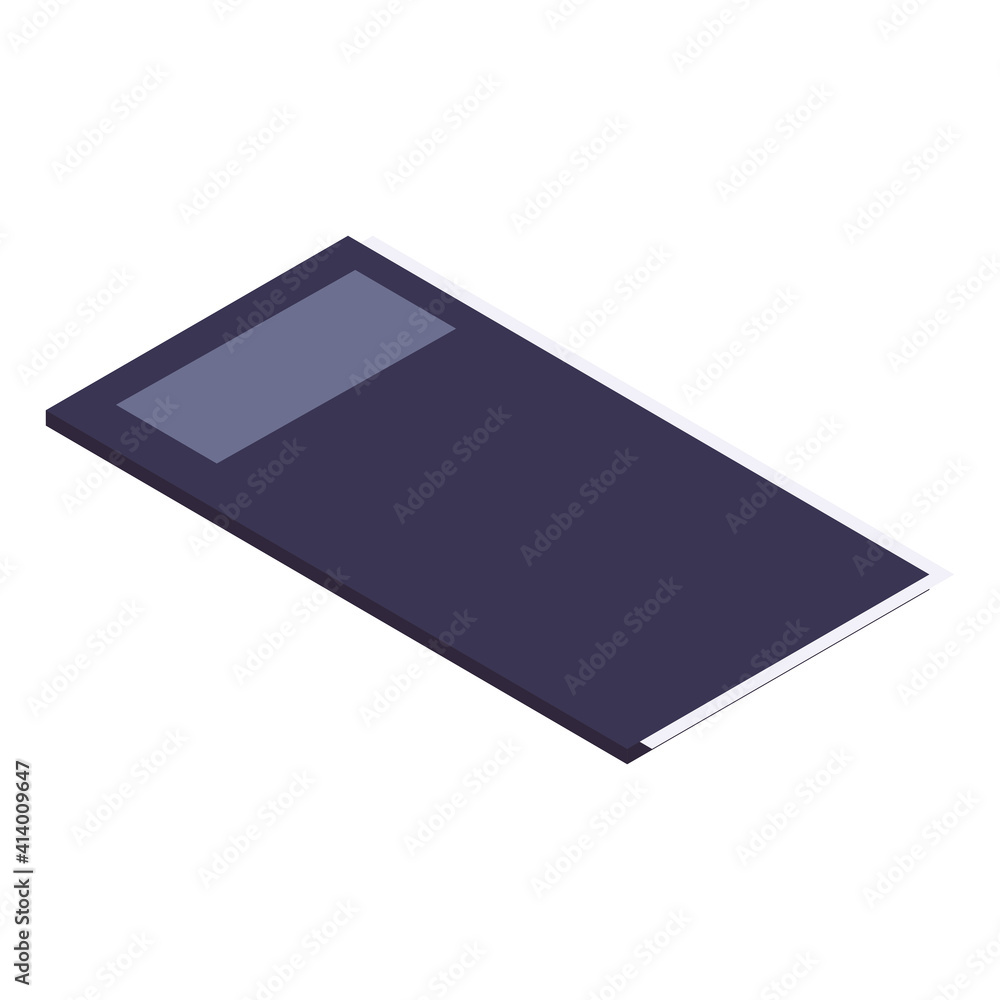 notebook cover page supply icon isometric style notebook cover page supply icon isometric style