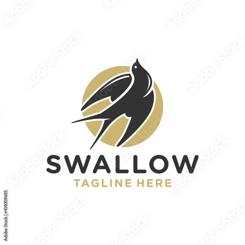 modern swallow's nest logo