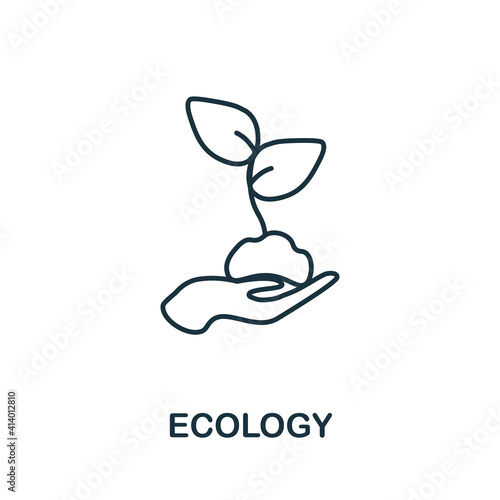 Ecology icon. Simple element from global warming collection. Creative Ecology icon for web design, templates, infographics and more