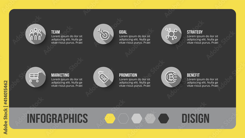 custom made wallpaper toronto digitalDesign square boxes can be used for a business or educational overview presentation. vector infographic.