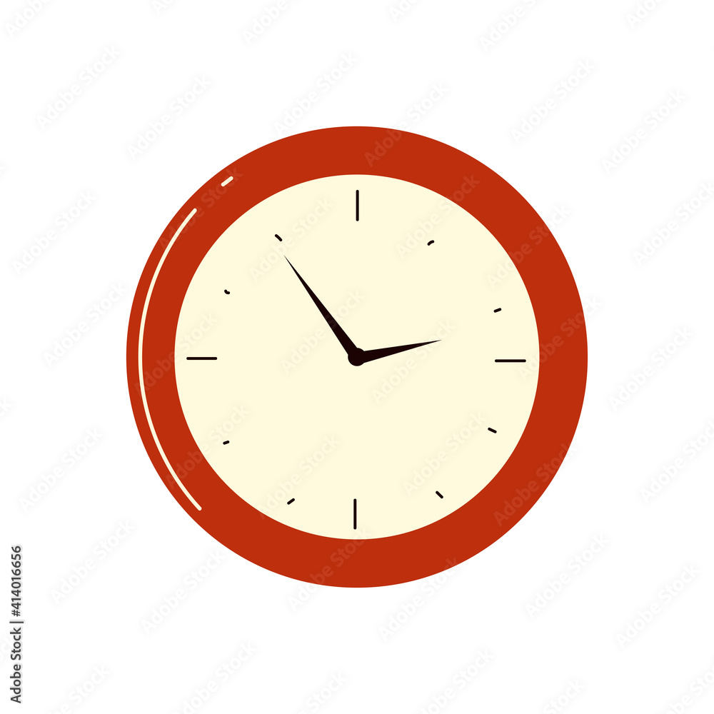 round clock time icon isolated design round clock time icon isolated design