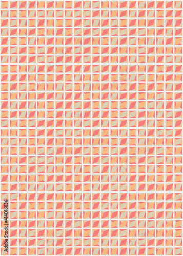 Abstract Geometric Pattern generative computational art illustration