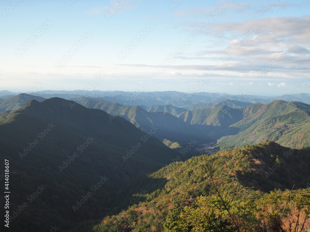 Naklejka premium 山岳風景