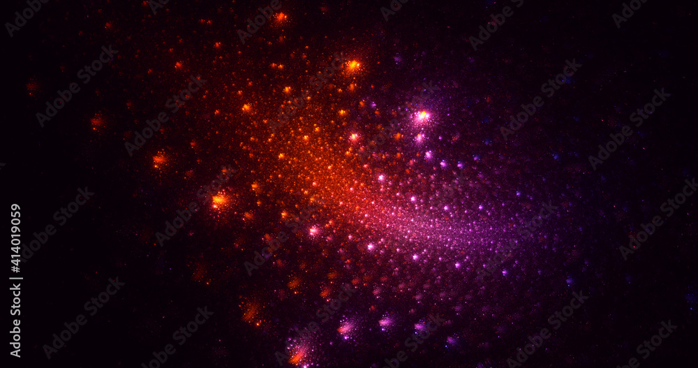 3D rendering abstract multicolor fractal light background 3D rendering abstract multicolor fractal light background
