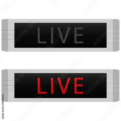 Live warning board
