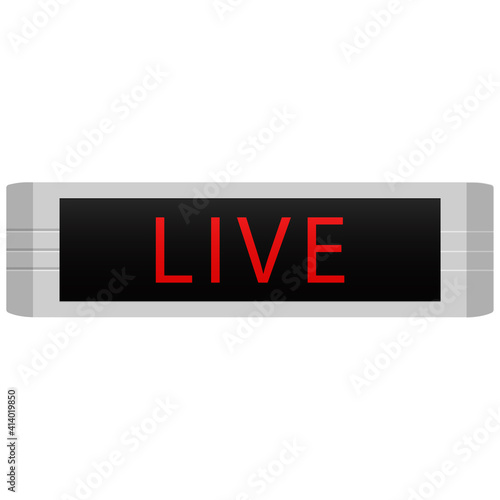 Live warning board