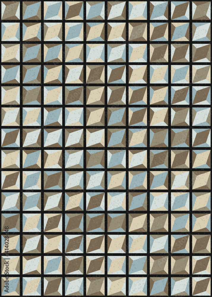 Abstract Geometric Pattern generative computational art illustration Abstract Geometric Pattern generative computational art illustration