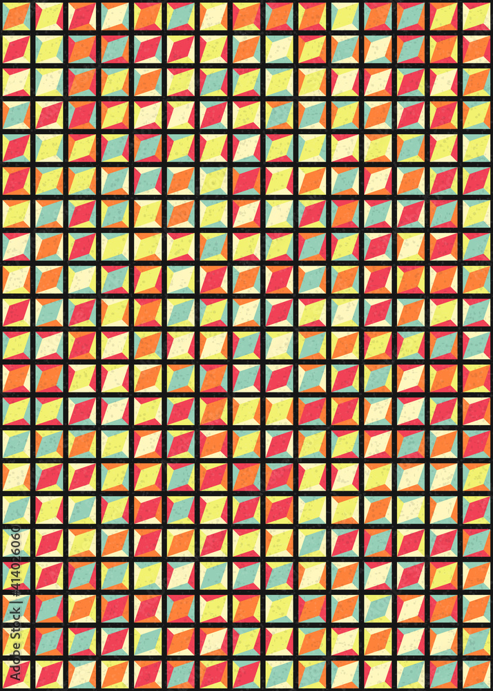 Abstract Geometric Pattern generative computational art illustration Abstract Geometric Pattern generative computational art illustration