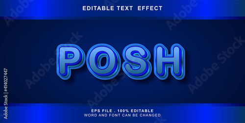 post text effect editable