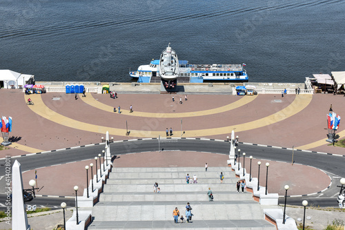 embankment of the Volga River. Nizhny Novgorod photo