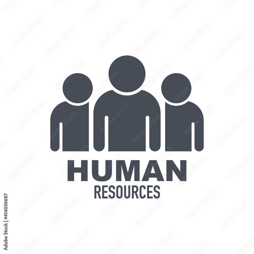 Human resources sign icon.