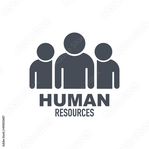 Human resources sign icon.