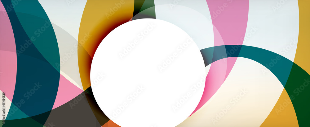 Ring geometric shapes, o letter repetition wallpaper. Abstract background for business or technology presentations, internet posters or web brochure covers Ring geometric shapes, o letter repetition wallpaper. Abstract background for business or technology presentations, internet posters or web brochure covers