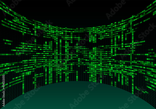 グリーン系テクノロジーイメージ ,ベクター