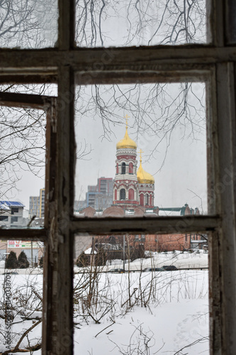 Churches of Nizhny Novgorod in winter © Igor