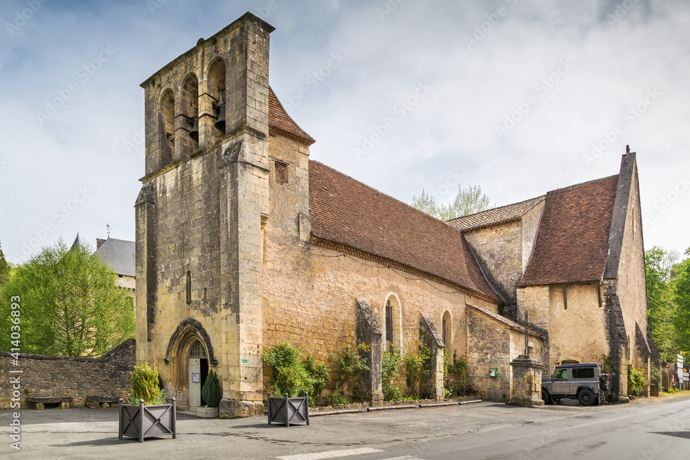 Church Saint John Baptiste, Campagne, France