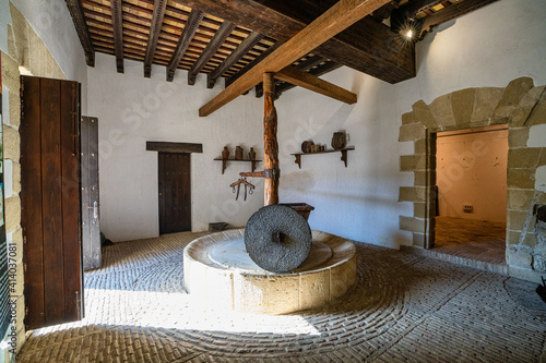 Moorish Alcazar in Jerez de la Frontera  ancient stone fortress  Andalusia Spain