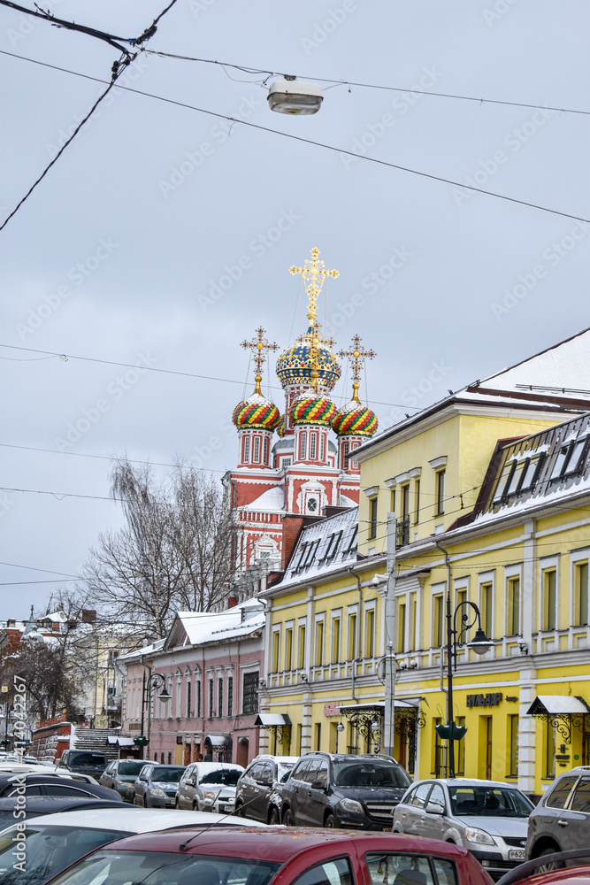 Beautiful old church Nizhny Novgorod