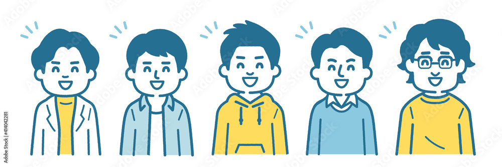 5 laughing men 5 laughing men