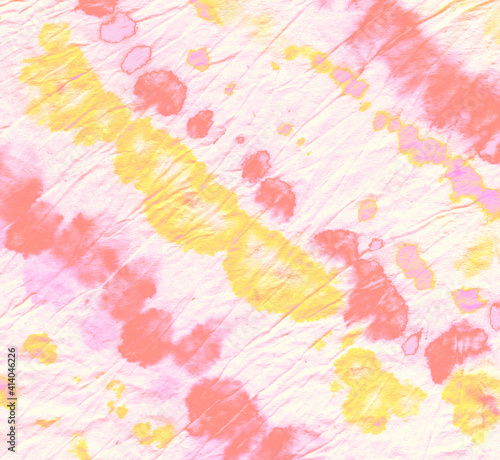  Rose Tie Dye Wash. Die Boho Craft Pattern. © olbudpictures
