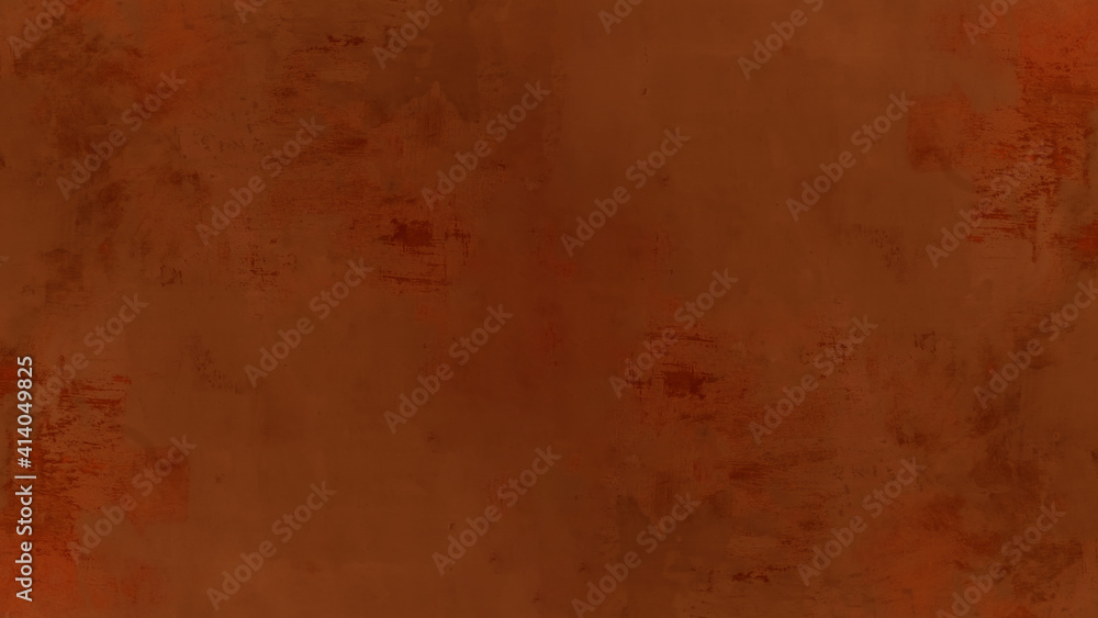 Fototapeta premium Grunge rusty dark brown orange metal stone tile steel background texture
