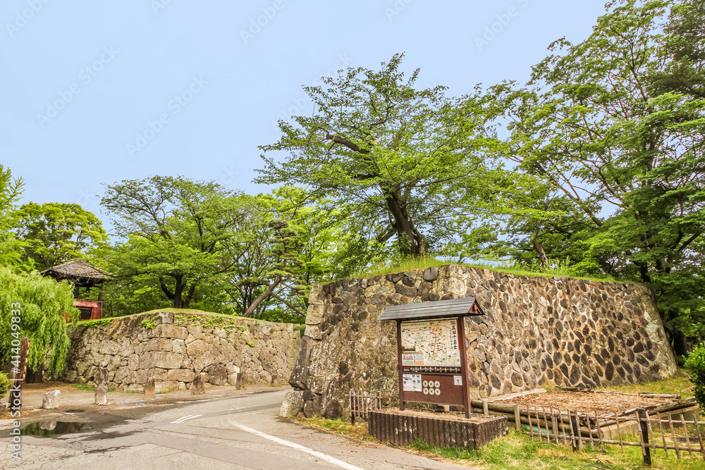 上田城の二ノ丸東虎口の風景