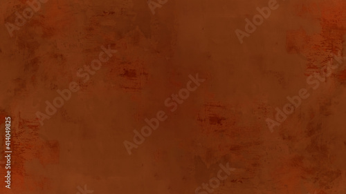 Grunge rusty dark brown orange metal stone tile steel background texture