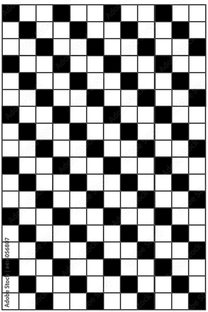 Fototapeta premium black white tile flooring