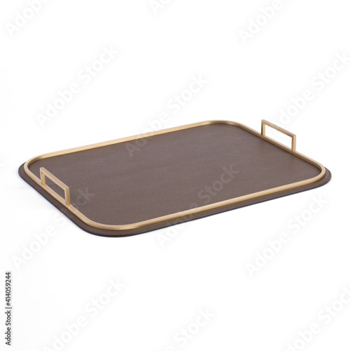 Stylish brown tray