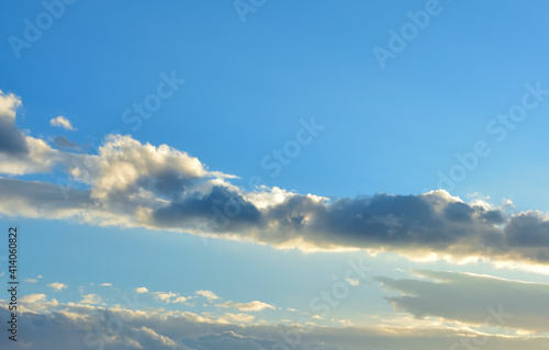 Cloud and blue sky themed background