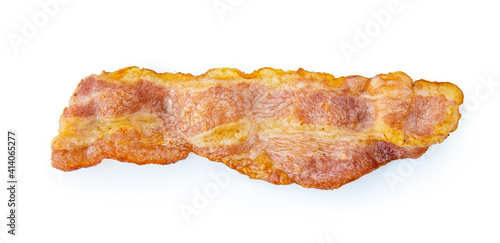 Bacon isolated on white background