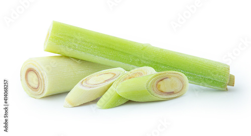 Photos lemon grass isolated on white background