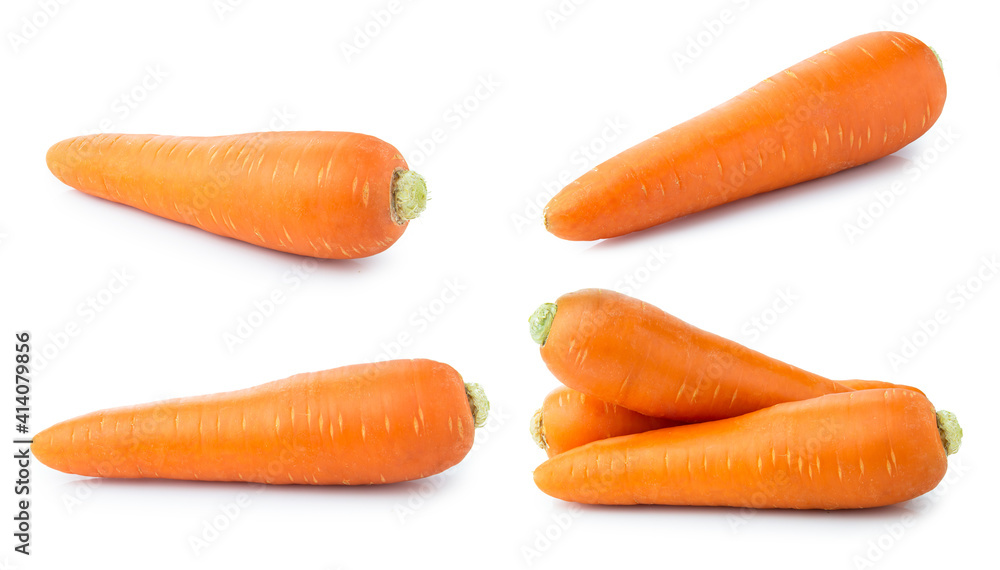 fresh vegetable carrots isolated on white background fresh vegetable carrots isolated on white background