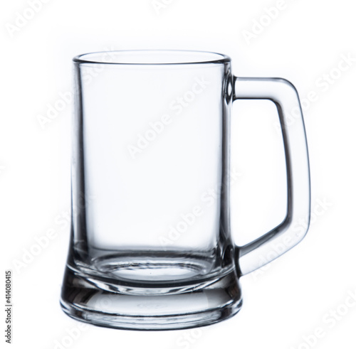 empty glass water isolated on  white background