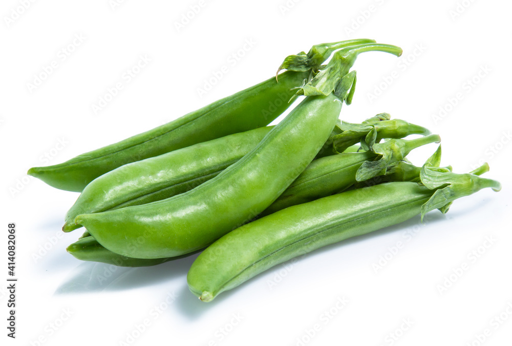 green Pea vegetable isolated on white background green Pea vegetable isolated on white background