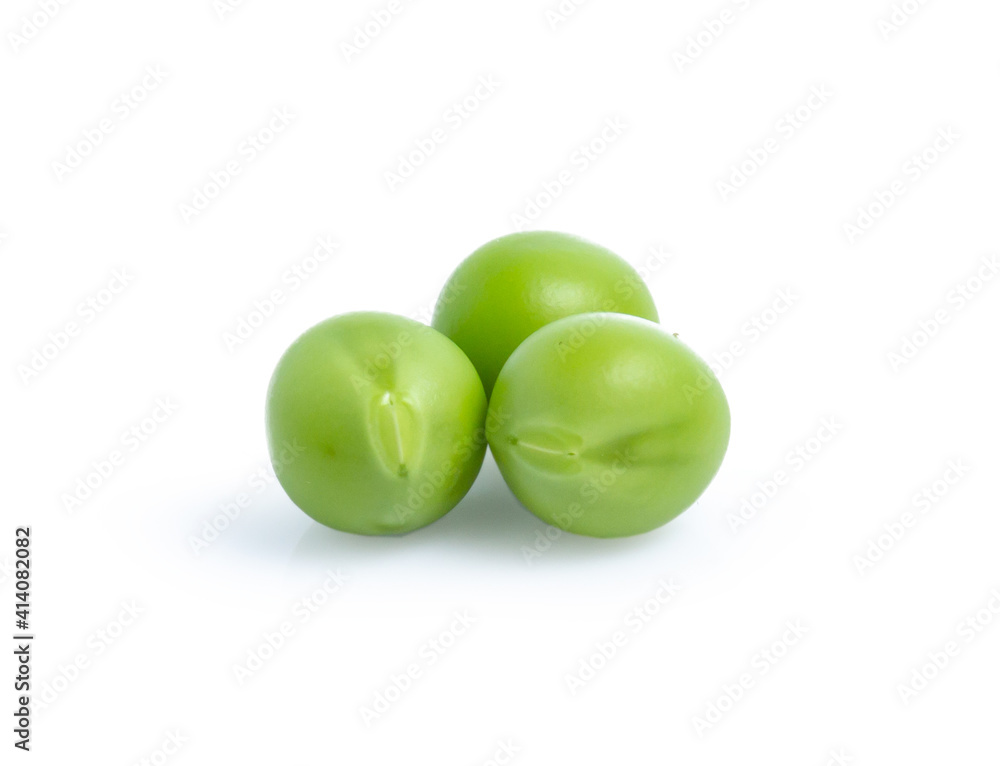 green Pea vegetable isolated on white background green Pea vegetable isolated on white background