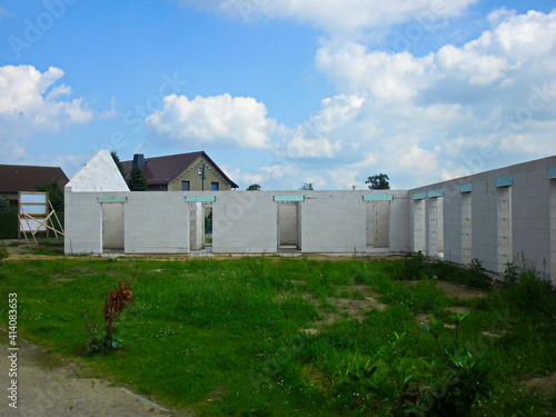Neubau eines Hauses in Templin © silbertaler