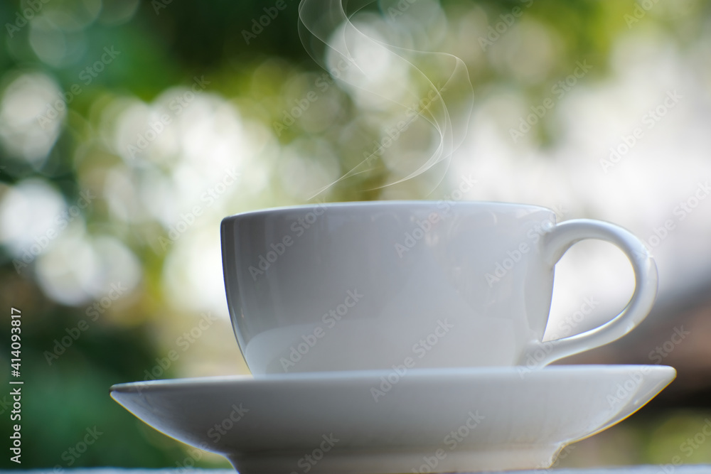 cup of coffee on the table cup of coffee on the table