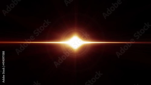 Wallpaper Mural 4k Abstract Center Flickering Flare Light Background with sparking beam light effect seamless loop. Animation of beautiful loop of light golden lens flare. Creative optical flare element effect. Torontodigital.ca
