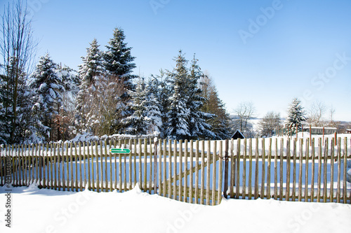 winter im erzgebirge