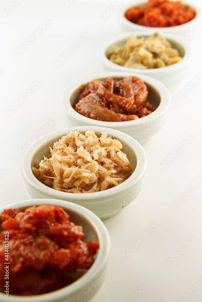 Various salted foods, Korean food Various salted foods, Korean food