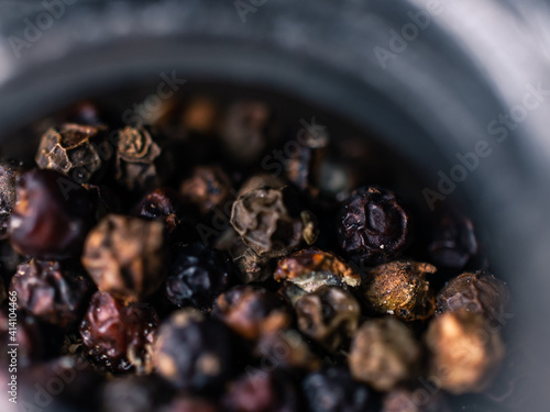 Fototapeta Naklejka Na Ścianę i Meble -  close up of black peppercorns
