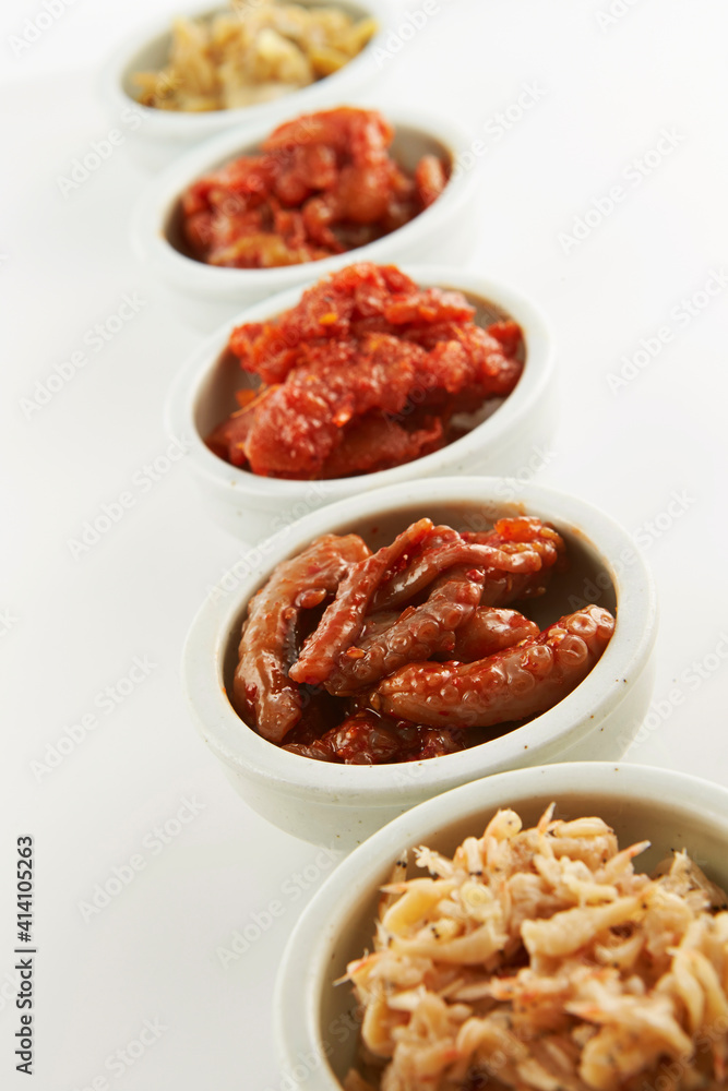 Various salted foods, Korean food Various salted foods, Korean food