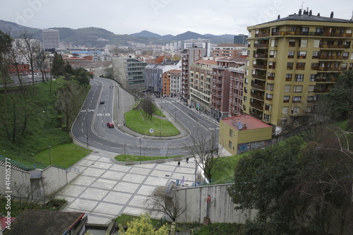View of Bilbao from the top of a building © Laiotz