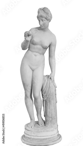 Ancient marble statue of a nude woman