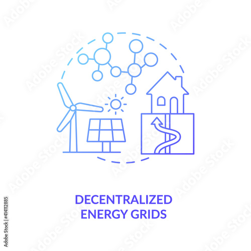 Reducing emissions fossil fuels concept icon. Use of renewable energy idea thin line illustration. Combined heat and power. Increasing eco-efficiency. Vector isolated outline RGB color drawing