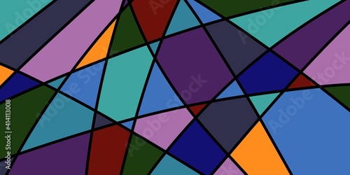 abstract bright background in the form of stained glass