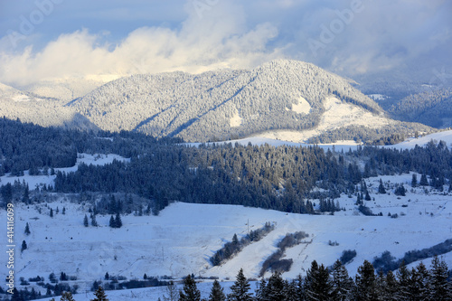 winter in Carpathians